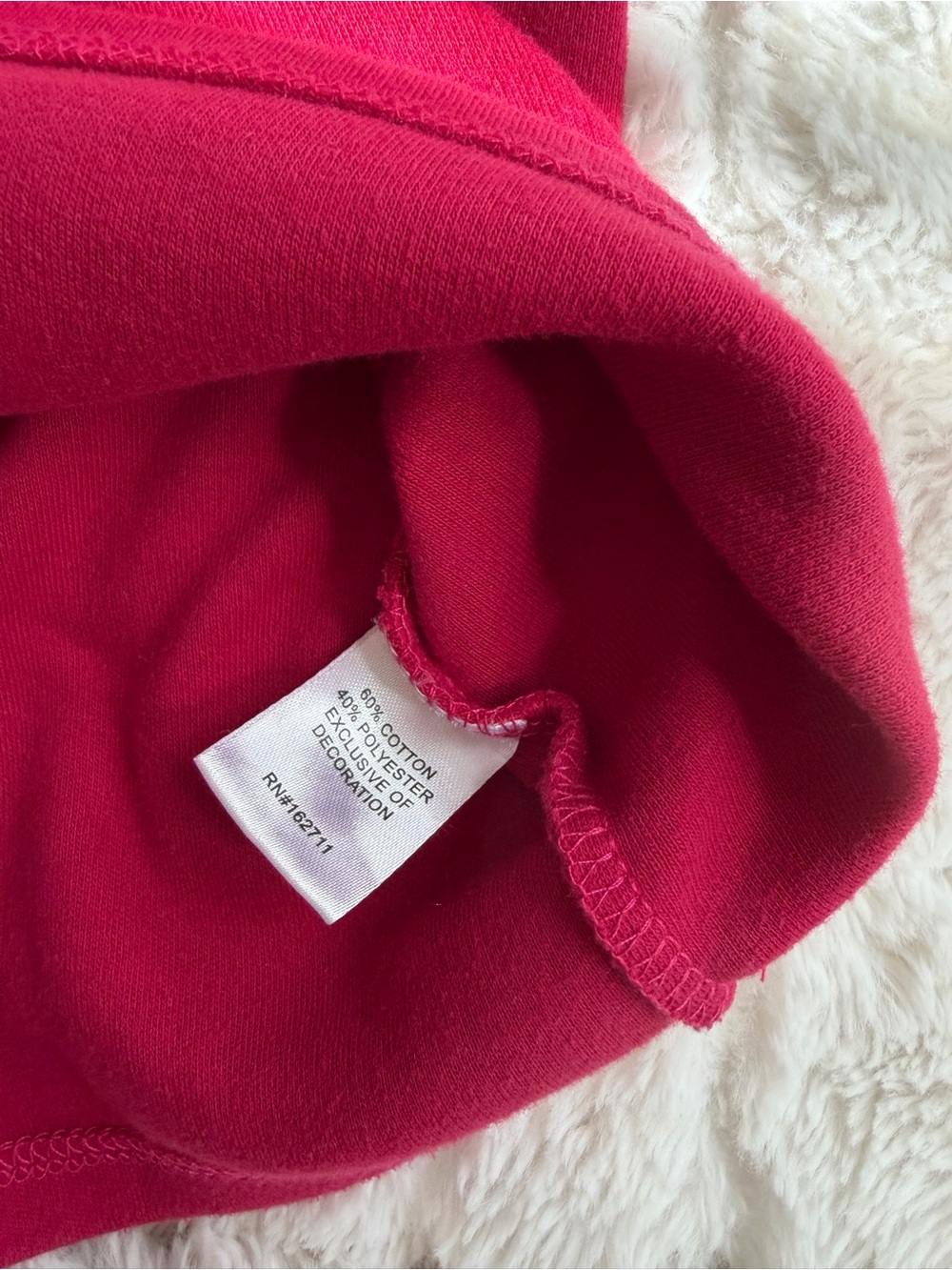 Embroidered V-Neck Floral Knit Top - Deep Raspberry - Picture 7 of 7
